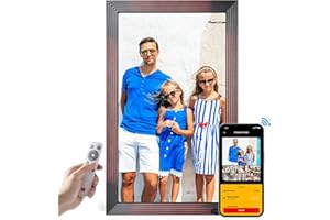 KODAK Marco de Fotos Digital, WiFi Marco Digital de Fotos 21.5 pulgadas, 1920*1080 FHD IPS Táctil, 32 GB Memoria, Comparte Fotos y Vídeos al Instante por APP, Rotación Automática, Sensor de Movimiento