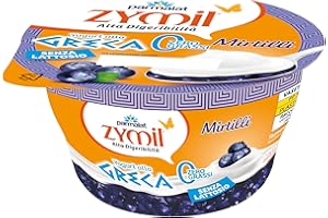 Zymil Alta Digeribilità Yogurt alla Greca 0% di Grassi Senza Lattosio Mirtilli 150 g