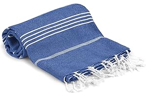 Turquoise Home - Großes türkisches Pestemal Badetuch Hamamtuch Saunatuch XXL Badetuch 100 x 180 cm Sauna Spa Yoga Strand Picn