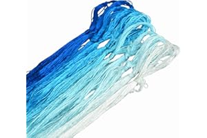 ‎MINGGUXIUYI MINGGUXIUYI Maulbeerseide Stickgarn – Seidenfäden für Kreuzstich, chinesische Seide zum Weben, DIY-Schmuck & Handarbeitssets (29)