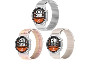 OUTPUTBT Nylon Correa 20mm para Coros Pace 2/Apex 2/Apex 42mm Sport Pulsera para Hombre Mujer