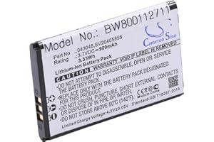 vhbw batteria compatibile con Swissvoice ePure, ePure fulleco DUO telefono fisso cordless (900mAh, 3,7V, Li-Ion)