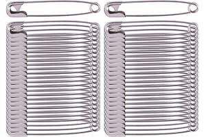 JIEGUANG Épingle a Nourrice, Épingles Couture De Sûreté Résistantes à La Rouille pour Travaux De Couture Et De Bricolage （45 mm）