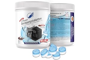 ‎MEHRZAD 80 x 2-Phasen Reinigungstabletten für Kaffeevollautomat - 2in1 Protect & Clean - kompatibel und getestet für Jura & Siemens Kaffeevollautomaten - Extra starke Reinigungsformel. "Made in Germany"