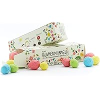 Die Stadtgärtner – Blumenmurmeln I 20 handgemachte & kunterbunte Samenbomben mit über 20 Arten von Blumen-Saatgut I…