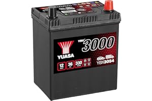 ‎YUASA YUASA 36Ah 12V 330A YBX3054 YBX3000 DIN/ISO B19 Starterbatterie