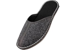 APREGGIO Kapcie męskie – filcowe pantofle męskie – ręcznie wykonane kapcie filcowe męskie – wygodne kapcie męskie – wygodne kapcie męskie