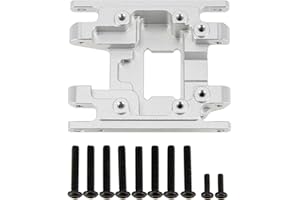 MEUS RACING TRX4M Skid Plate Transmission Plate for TRX4M Defender, Bronco etc.,Silver
