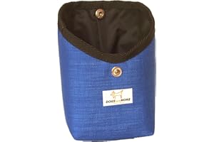 DOGS and MORE - TaschenTasche (Leckerlitasche/Leckerlibeutel/Futtertasche für die Jackentasche) in Blau