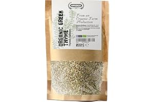 Apsogo Thyme - Dried Organic Thyme from Greece - Premium Quality & Exceptional Taste, Perfect as a Spice or Tea (200g)