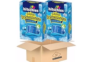 2x Hitschies Saure Drachenzungen Wassereis Blau Set Hitschler 2x400ml (800ml) by MBaccent + MBAccent Sticker