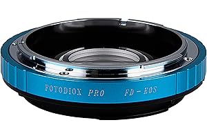 Fotodiox Adapter do montażu obiektywu - Canon FD, New FD, FL adapter obiektywu do Canon EOS 1d, 1ds, 1ds Mark II, III, IV 5D, 5D Mark II, 7D, 10D, 20D, 30D, 40D, 50D, 60D, Rebel xt, xti, xsi, t1i,