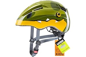 ‎UVEX uvex Kid 2 - Leichter Fahrradhelm für Kinder - individuelle Größenanpassung - erweiterbar mit LED-Licht