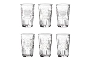 Bormioli Rocco - Romantic - Lot 6 Verres - 30,5 cl - Verre - Transparent - 8 x 8 x 12,5 cm