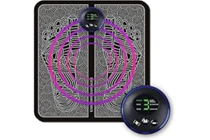 CONOTRANE EMS Foot Massager- Foot massager -Foot Massagers For Pain And Circulation-Electric Foot Massager -Foot Spa And Massager 9 Intensities 6 Modes-Revitive Circulation Booster-Foot Massager For Circulation