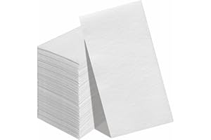 KMAKII Disposable Guest Towels, Linen Feel Hand Towels, Cloth-Like Paper Napkins, Soft, Durable, Absorbent Paper Hand Towel (White 100)