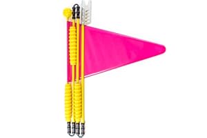 BIKESAFE cycley® | Bicicletta Gagliardetto Bandiera | Bici per bicicletta per bambini | 4 pezzi | Wimpel lunghezza 160 cm | ad esempio sicurezza Gagliardetto per PUKY Rad