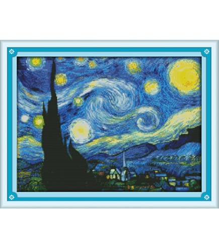 Kit De Bordado De Punto De Cruz Para Adultos Y Niños, Gatos De WOWDECOR Animales De Navidad Perros Divertidos 11 Quilates Con Sello DMC Costura Fácil Principiantes Oso