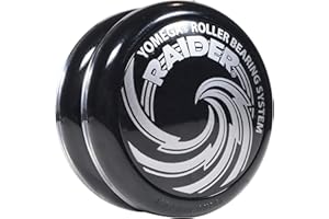 Yomega Raider - Profesional Responsive Ball Bearing Yoyo, ideal para niños, Beginners y para Advanced String Yo-Yo Trucos y Looping Play. + Extra 2 Strings (Purple/Black Cap)