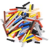 LEGO TECHNIC 100 Pieces - Connectors, Rods, Pins, Shafts, Pins - Random Parts