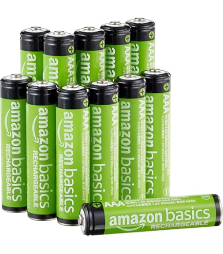 4 Batterie Ricaricabili AAA 4800 MAh 1,2V Ni-MH - Leonvin - Formato Ministilo 2/3 AAA - Confezione Bulk