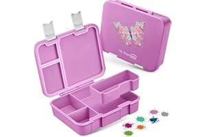 My Vesperbox® Brotdose für Kinder mit Fächern [JIN] - Lunchbox mit Trennfächern - Bento Box - Jausenbox - Brotzeitbox für Schule & Kindergarten - Vesperdose für Jungen & Mädchen