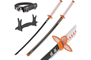 57 SPECIAL REPLICAS Bambou Anime Katana Cosplay Épée, Katana Inspiré Demon Slayer Épée 105 cm 41 Pouces Hashira Piliers Protagoniste Katana, Une Variété de Styles