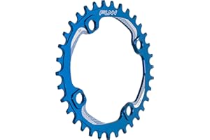 Funn Solo Narrow Wide Plato para Cadena de 9 10 11 12 Velocidades, Compatible con Bielas de Interfaz BCD de 104 mm, Plato de Cadena para Bicicleta de Velocidad Única9-12