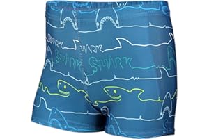 Aquarti Badehose mit Motiv – Schwimmhose Jungen Enganliegend, Badehosen für Jungen Schnell Trocknend