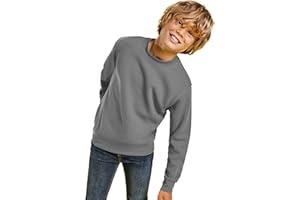 24 JOYAS Sudadera Colores para niños con diseño clásico, Cuello, puños y Cinturilla de Punto de canalé – Sudadera Cómoda, cálida, Lisa y Elegante