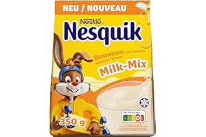 Nestlé NESQUIK Banane, Getränkepulver mit Bananengeschmack, 1er Pack (1 x 350g)