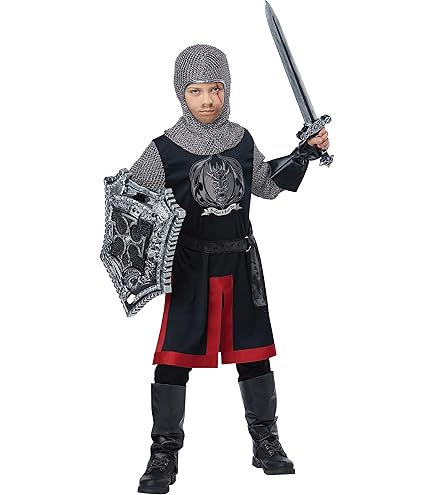 Mittelalter Helm, Schild und Rüstung für Kinder