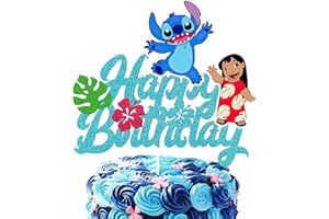 XTAGUVDM Decorazione per Torta Compleanno, Happy Birthday Decorazioni Torta, Cake Topper, Decorazione per Torta per Ragazza Feste Di Compleanno