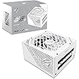 ASUS ROG-STRIX-850G-WHITE - Fuente de alimentación 850W Gold (disipadores ROG, Axial-Tech, Doble rodamientos de Bolas, tecnol