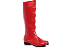 ELLIE SHOES Ellie Superhelden-Stiefel für Jungen, Größe M, Rot