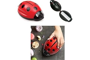 HK ONLINE Ultimate LADYBIRD CRUMB COLLECTOR -MINI Handheld BROOM, Sweeping BRUSH, Rug, Sofa & Surfaces, Floor Sweeping Set (LADYBIRD Crumb Collector)