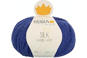 Schachenmayr Regia Premium Silk, 100G navy blue Handstrickgarne