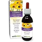 Calendula (Calendula officinalis) capolini (fiori) Tintura Madre analcoolica NATURALMA | Estratto liquido gocce 120 ml | Inte