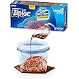 Ziploc Freezer Bags, Easy Open Tabs, Gallon, 60 Count