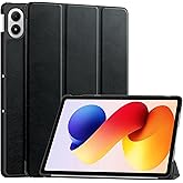 Vakarey Case for Xiaomi Redmi Pad 2 Pro 12.1 Inch Ultrathin Smart Tablet Case,Black