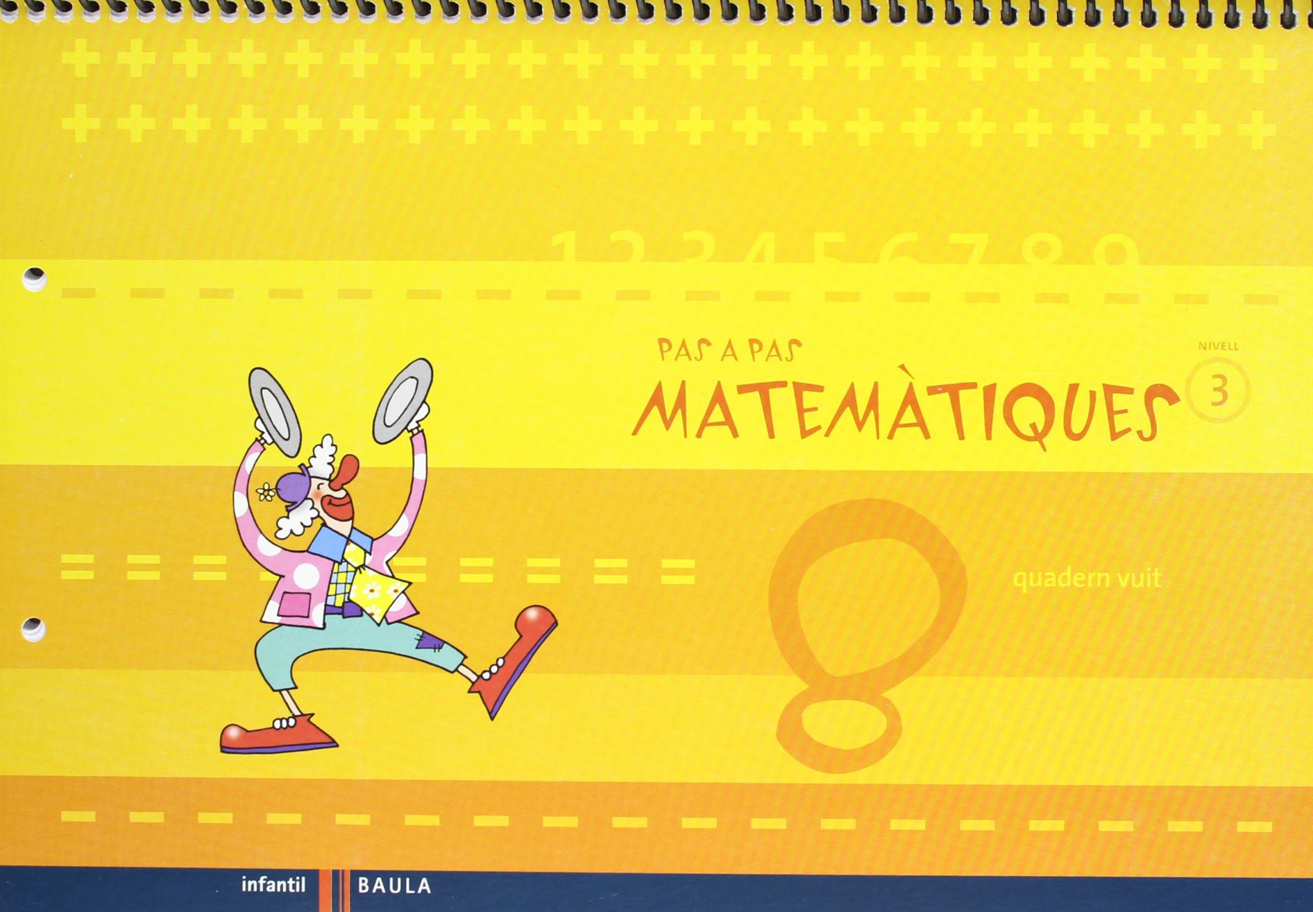 Quadern vuit Pas a Pas Matemàtiques nivell 3 Cicle Infantil