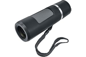 Bresser Monokular (10x25 mm, mit Handschlaufe und mehrschichtvergüteter Optik) schwarz