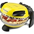 G3 Ferrari G10006 Delizia Express Pizza Oven, 1200 W, Stainless Steel, Yellow