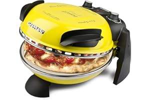 ‎G3 FERRARI G3 Ferrari G3 Ferrari G10006 Delizia Pizzaofen, 1200 W, 1 Liter, 0 Dezibel, Edelstahl, Gelb [Energieeffizienzklasse A]