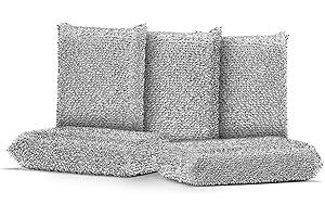 Oppaha - Spugna Antigraffio per Pentole e Padelle Antiaderenti - Rimuove le Incrostazioni Senza Graffiare - 5 pz