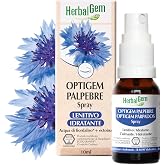 Herbalgem &ndash; Optigem Organic Eyelash Spray | Con agua de aciano. Hidrata y calma los p&aacute;rpados y alivia la fatiga ocular.