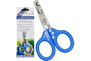 Simply Pets Online KittyNails Cat Nail Clippers - Veterinarian Designed - Superior Sharpness - Professional Pet Nail Trimmers for Small Dogs, Rabbits, Guinea Pigs and Birds
