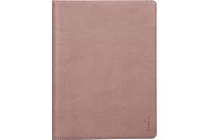 RHODIA 216009C - Portablocco e portadocumenti N°16 Palissandro- per Bloc-Notes e taccuini in Formato A5 17,5 x 23,5 cm (14,8x21 cm) - Simil Cuoio Italiano Premium