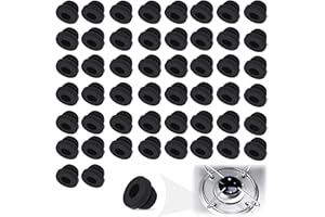 LEBOKJ Lot de 50 Embouts en Caoutchouc pour Réchauds – Protection Antirouille Compatible avec Camping-Car Dometic, Smev et Thetford, Barres de 5 mm