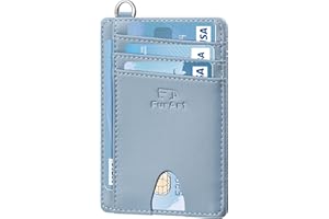 FurArt Credit Card Holder Wallet, Slim RFID Blocking Minimalist Women's Card Wallet
